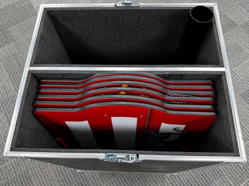 Tour grade carnival game flight cases