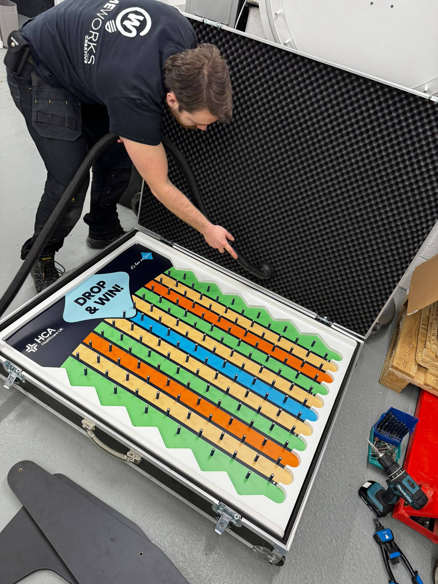 Plinko flight case