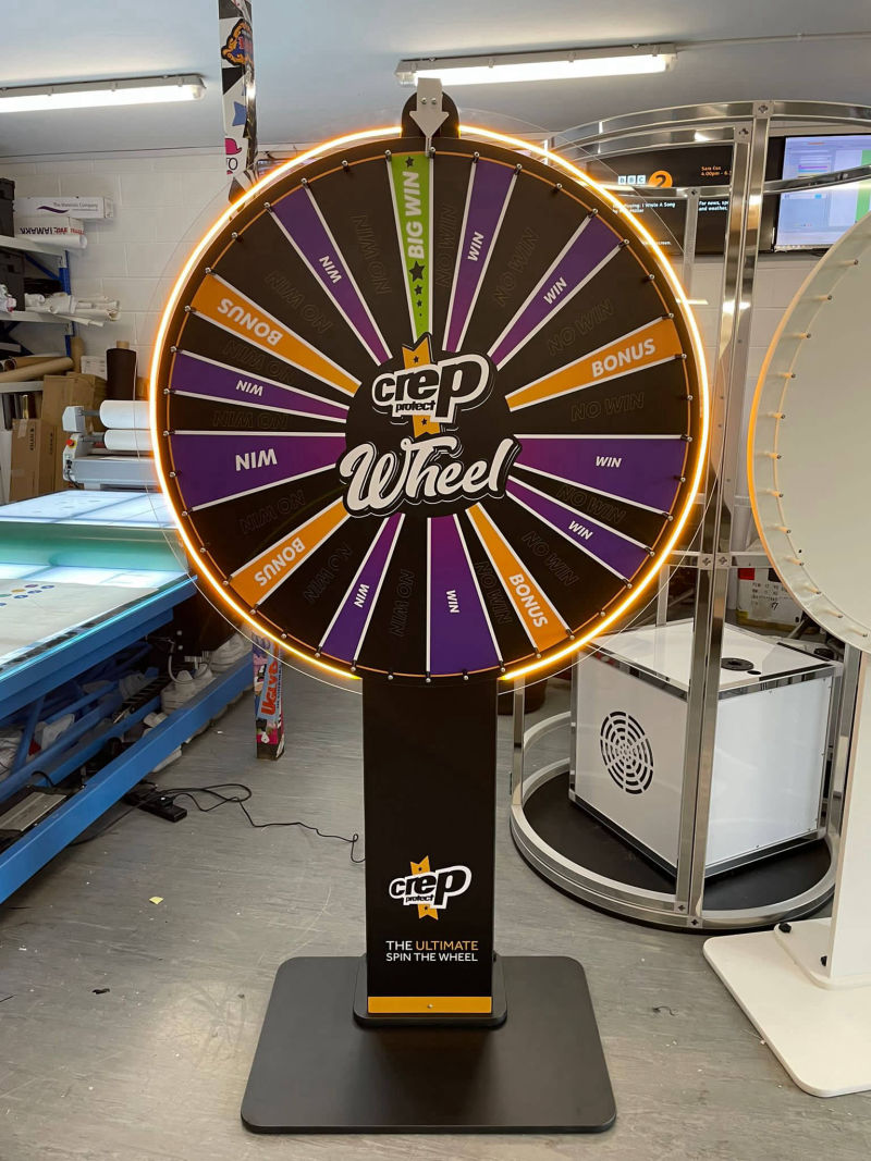 thumbnail image 2 of Prize Wheel Spinner, Prize Wheel Spinner With Stand 16-Slot Rotating 2 of 9