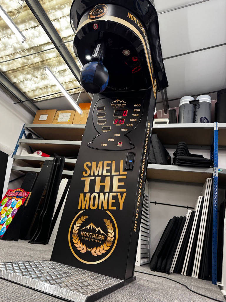 Branded arcade boxer game