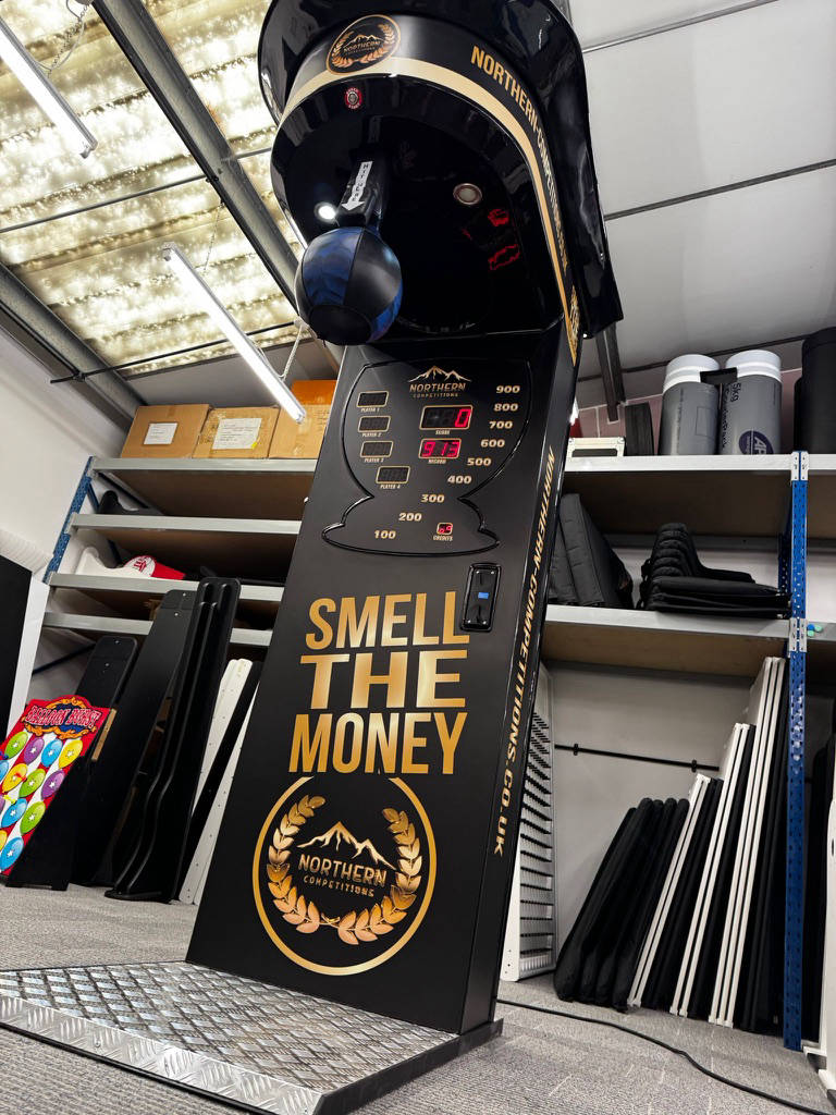 Branded arcade boxer game