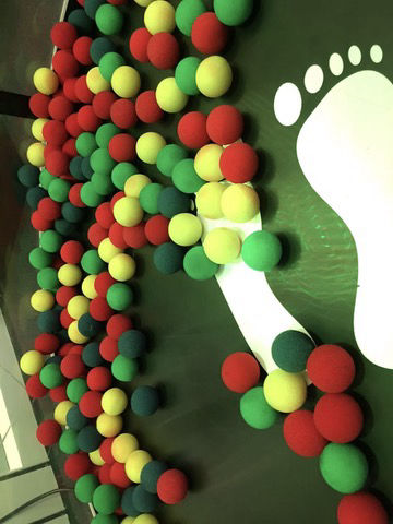 Whirlwind and ballnado balls for cash cubes