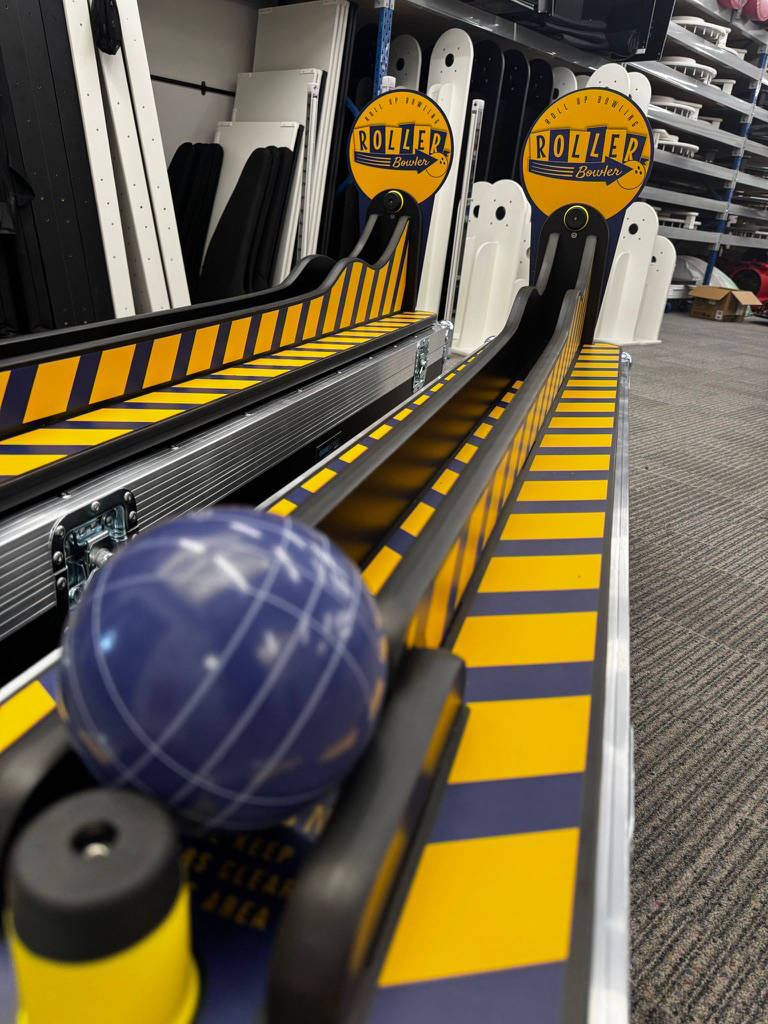 Custom branded roller bowler