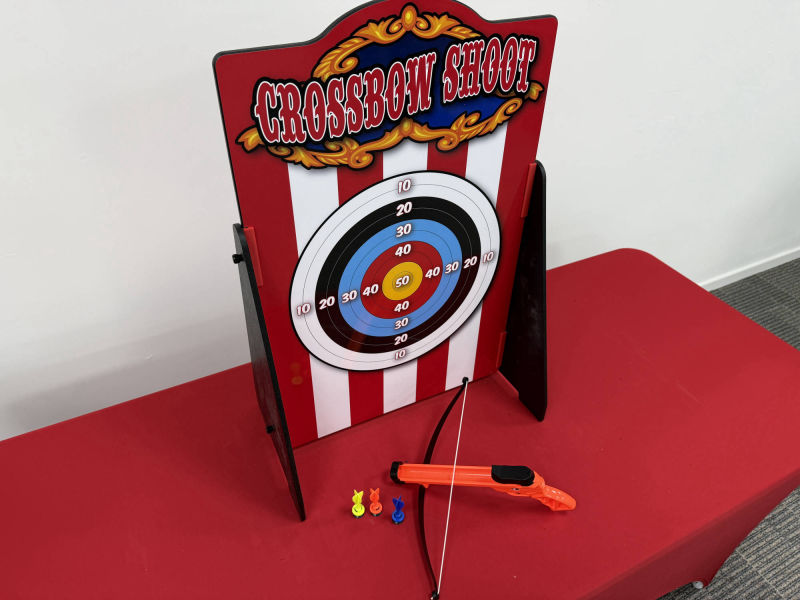Crossbow fun fair side stall