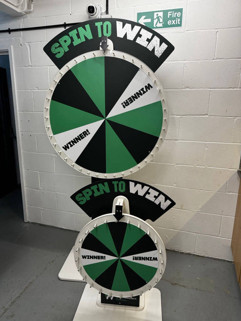 Spin to win prize wheels