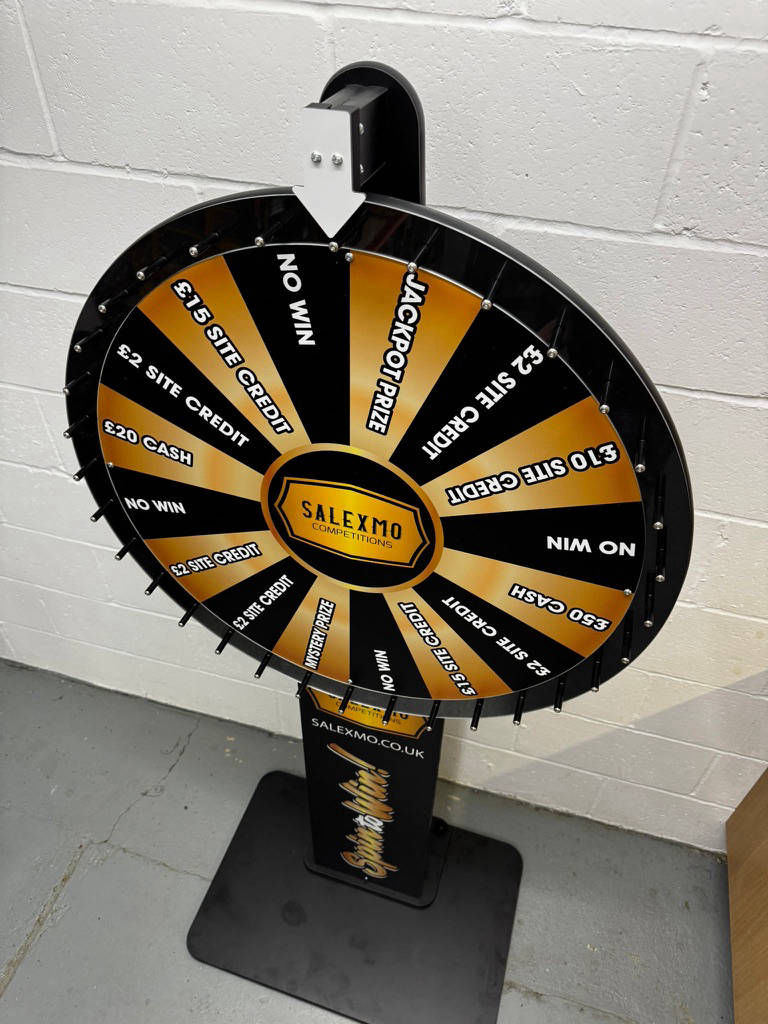 Prize wheels for events