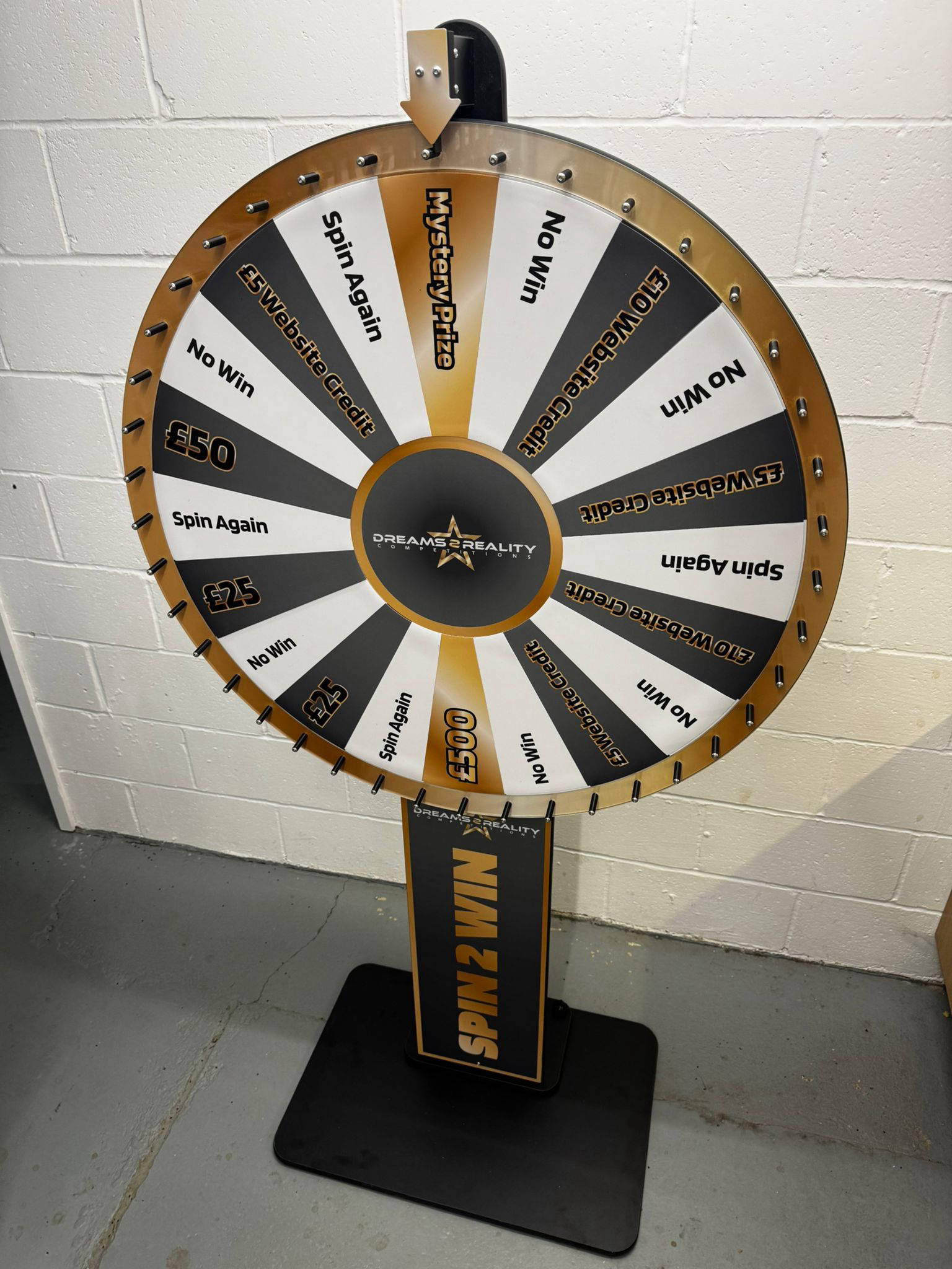 1m competitions company prize wheel