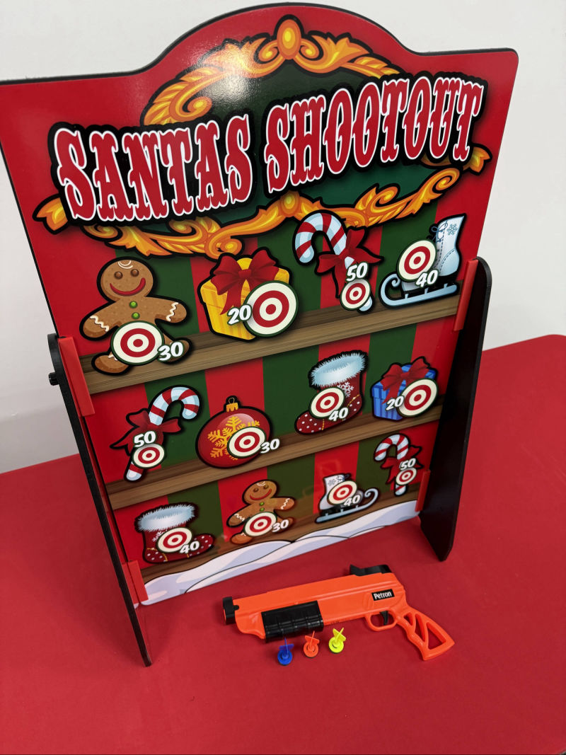 Santas shootout side stall games