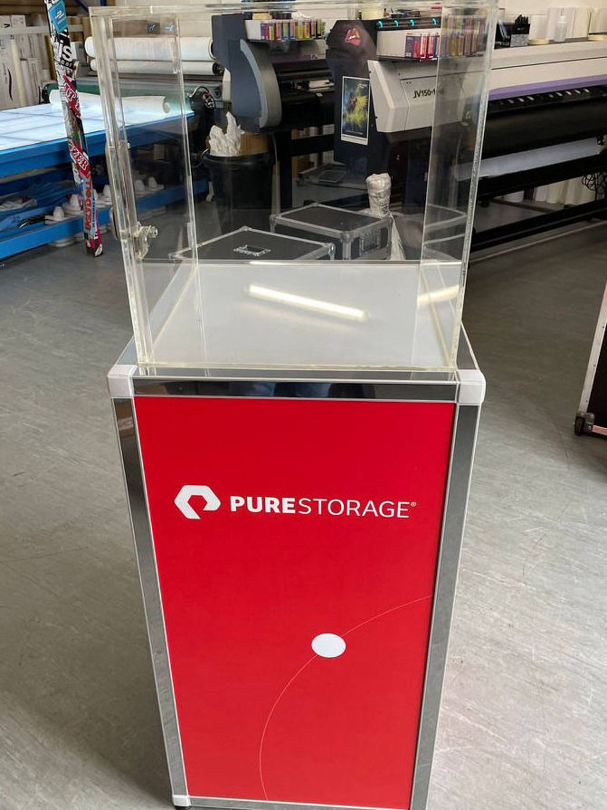 Acrylic cube gold bar challenge