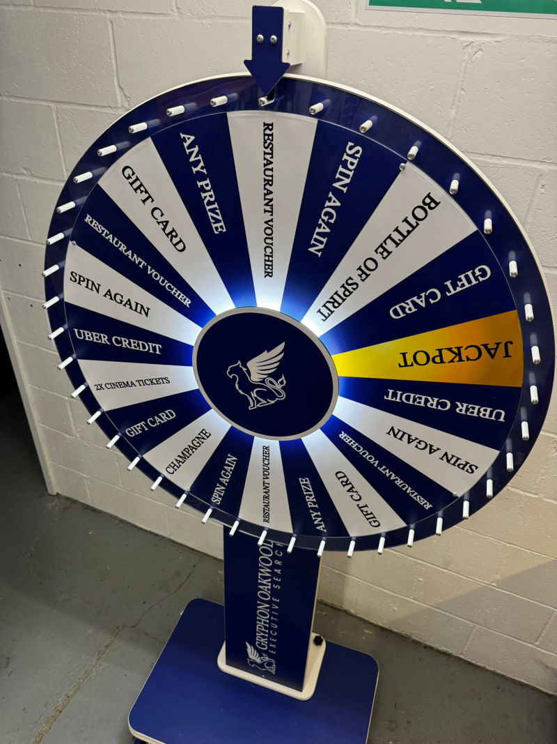 Spinning wheels for events in the UK