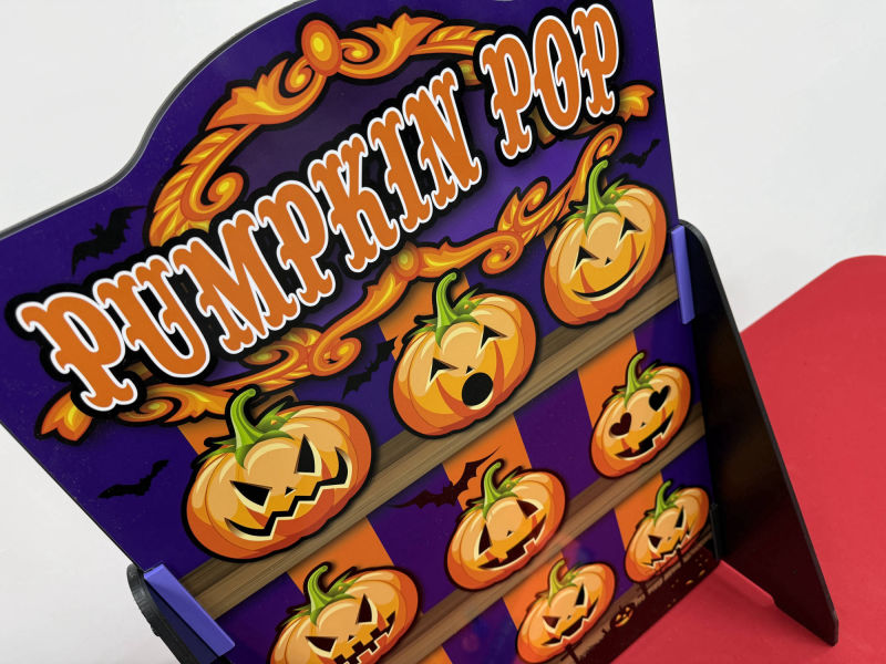 Pumpkin pop carnival game