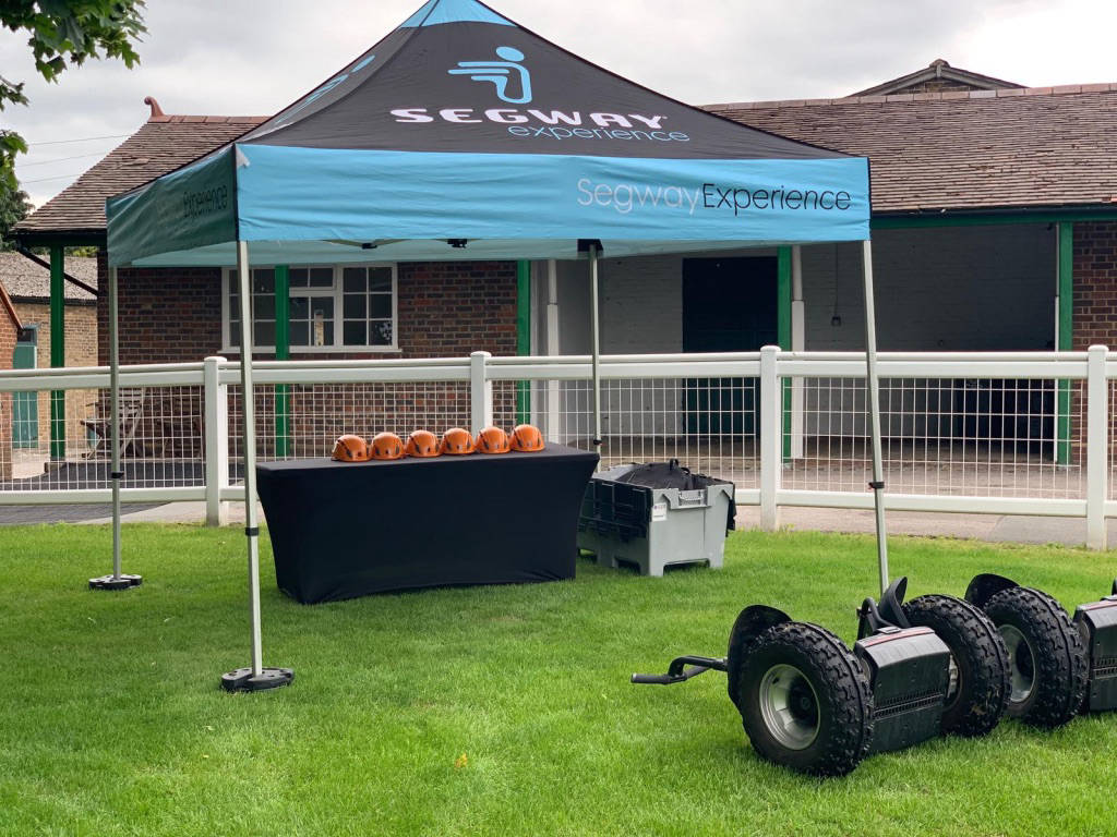Printed gazebos with branded side walls