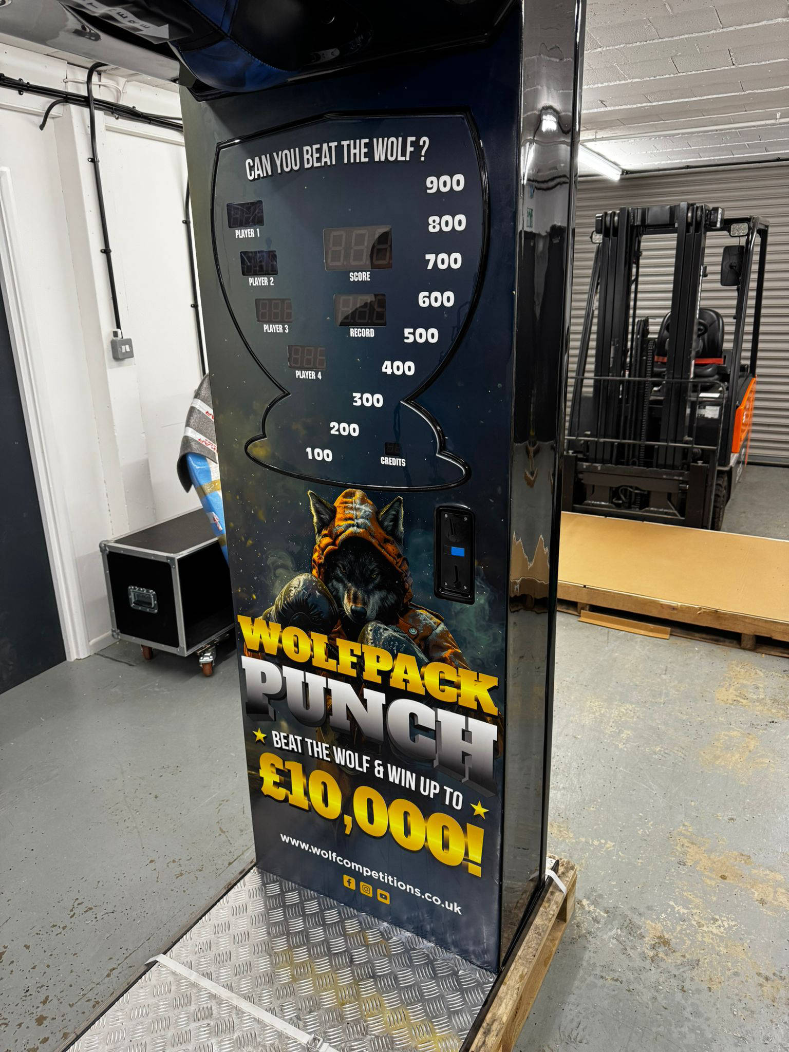 Branded arcade boxer