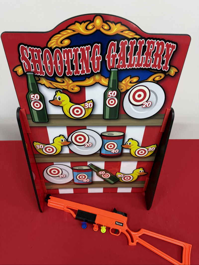 Shooting gallery fun fair stall