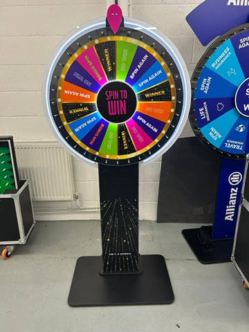We make prize wheels for exhibitions and events