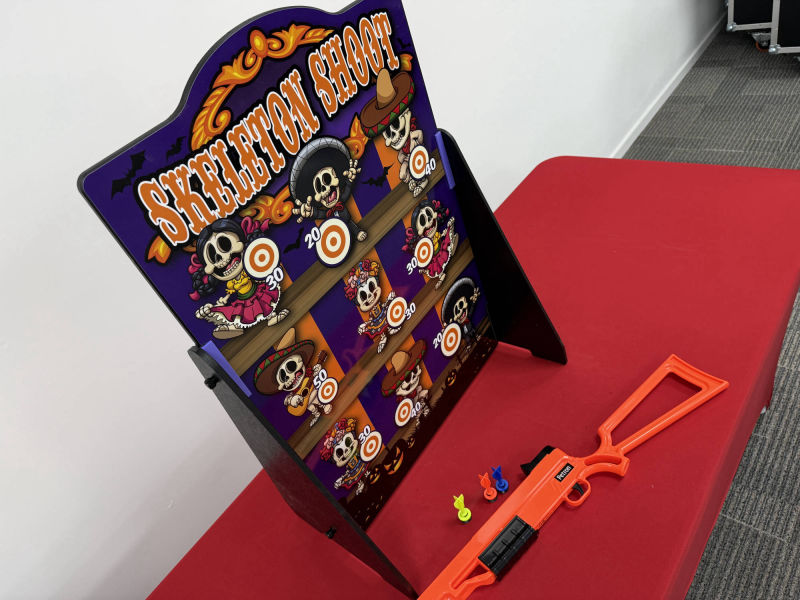 Halloween shoot carnival game