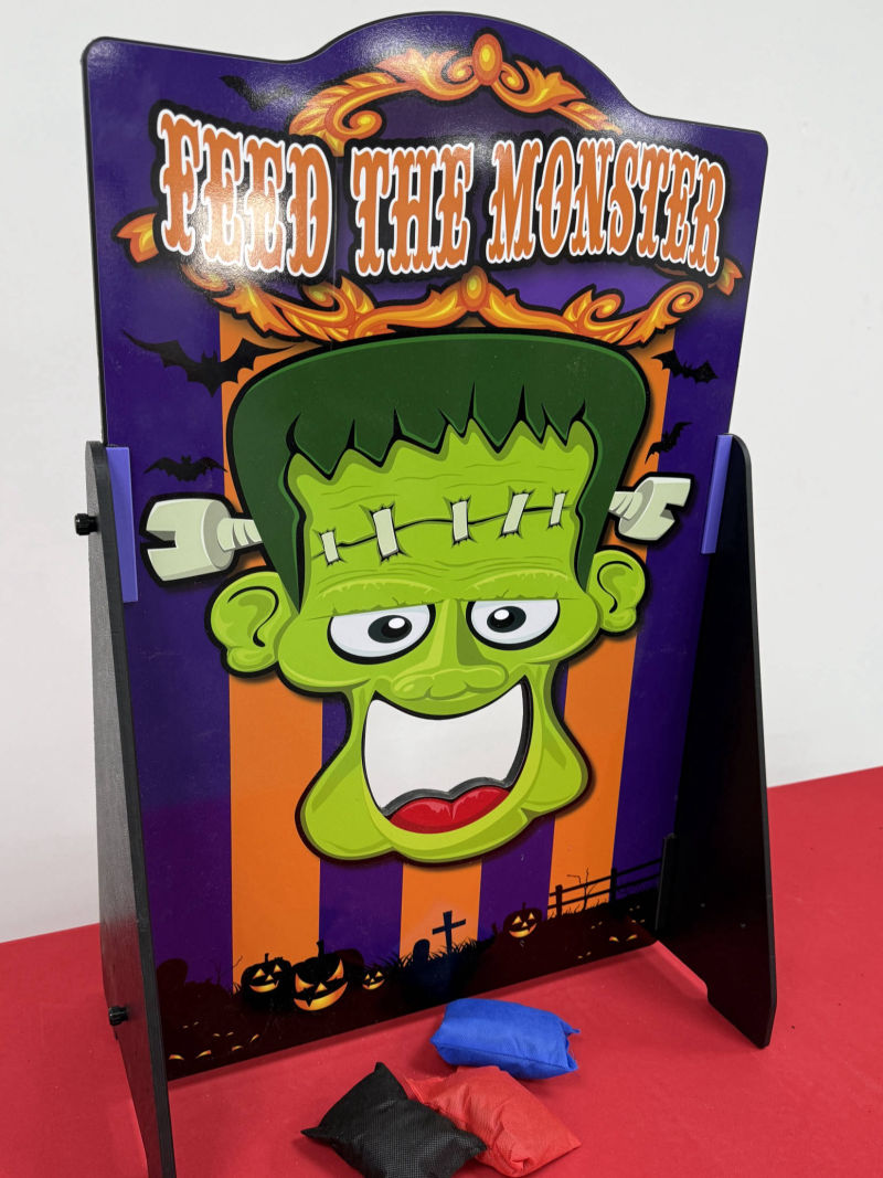 Halloween side stall feed the monster