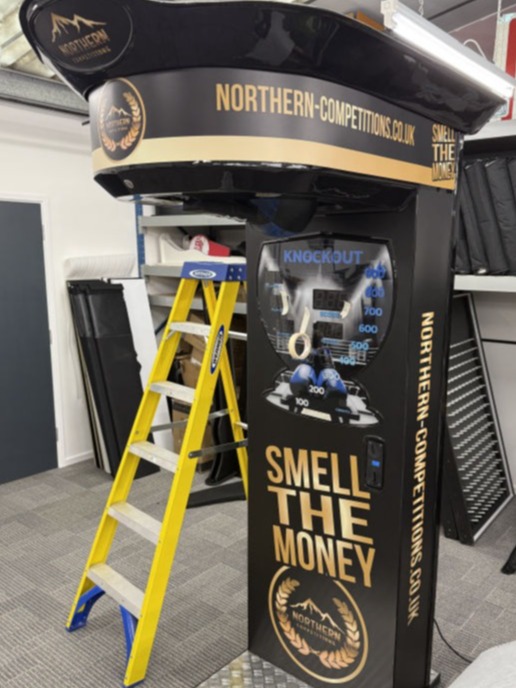 Branded boxing machines