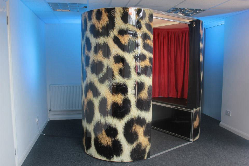 Branded portable photo booths
