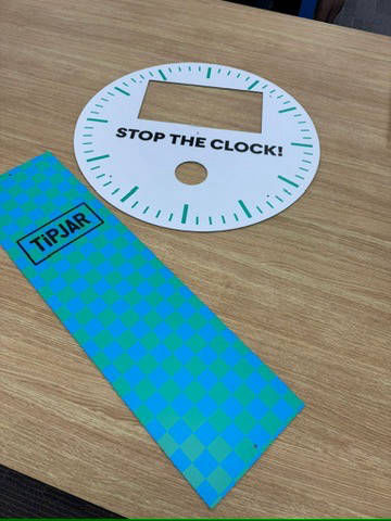 Stop the clock branding panels