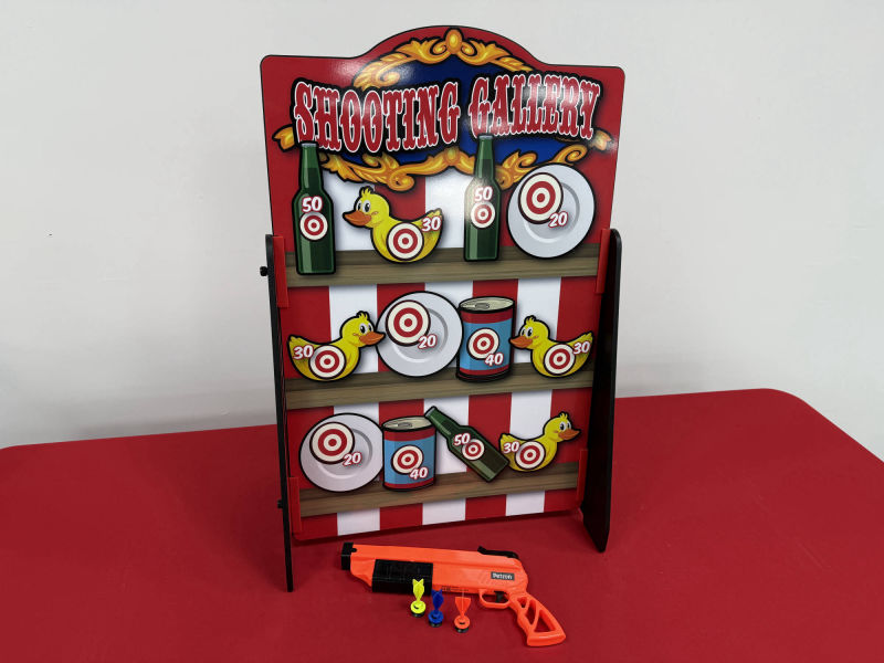 Fun fair shooting gallery side stall