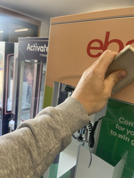 Branded prize cranes and arcade claw machines