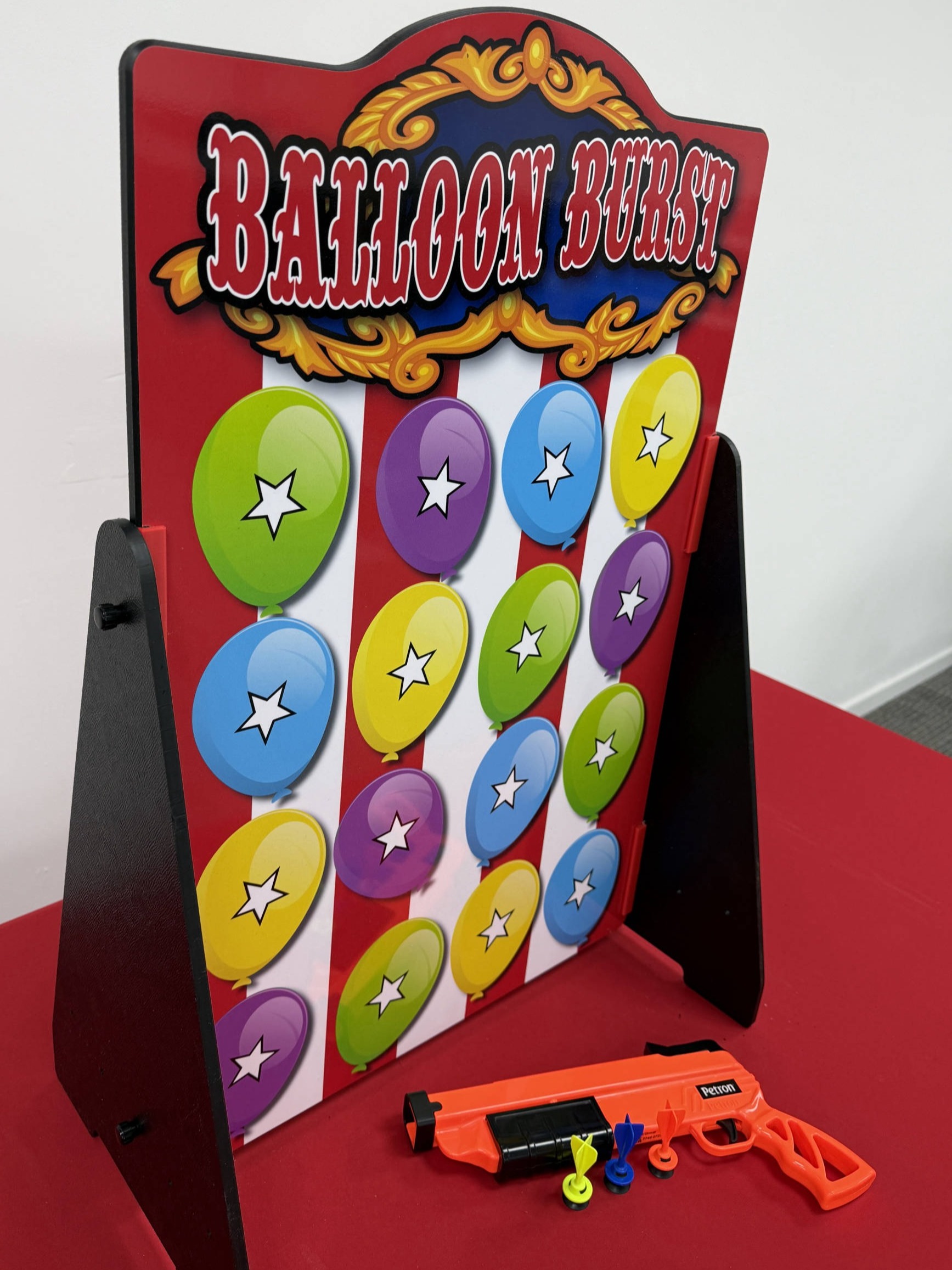 Balloon burst carnival game