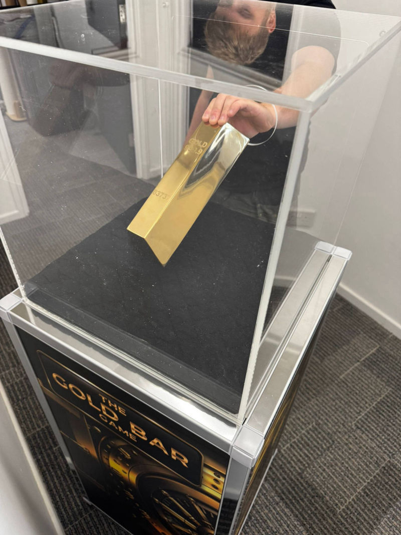 Gold bar challenge game for sale