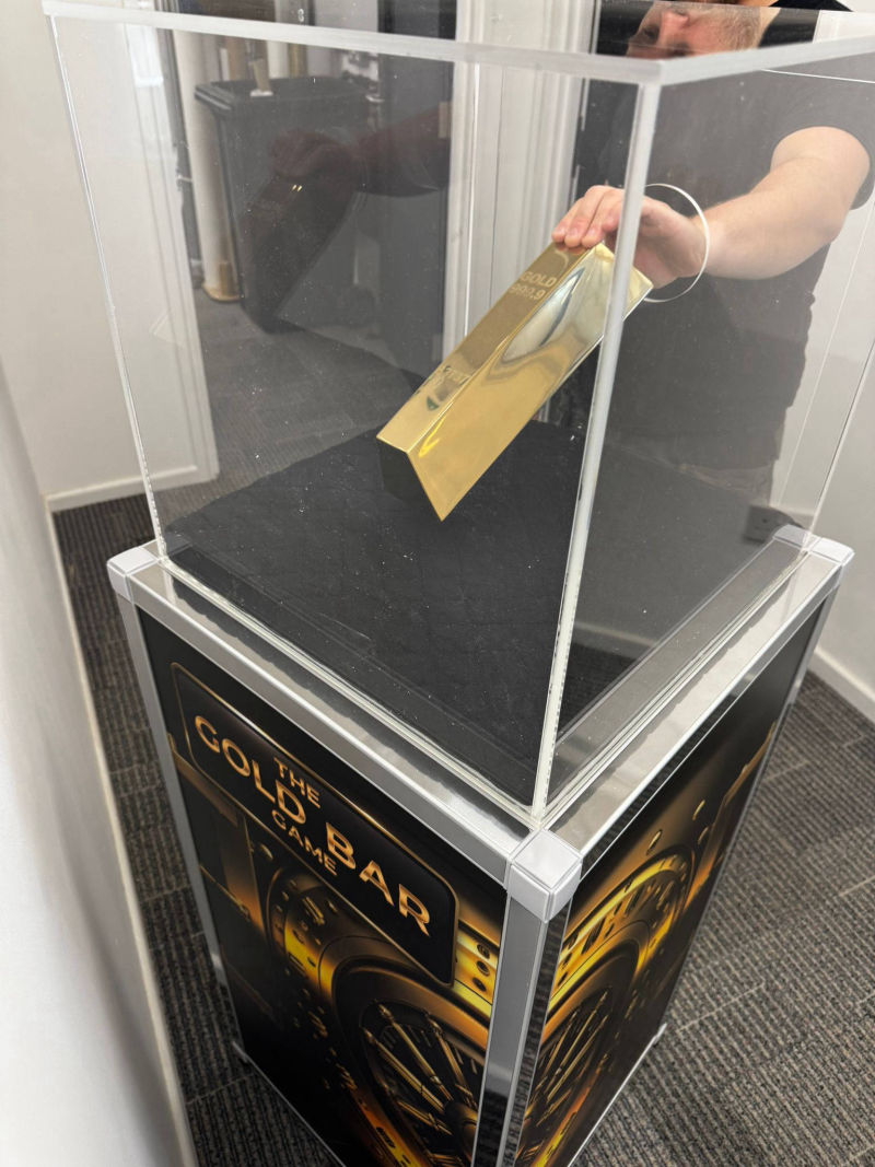 Gold bar challenge game UK