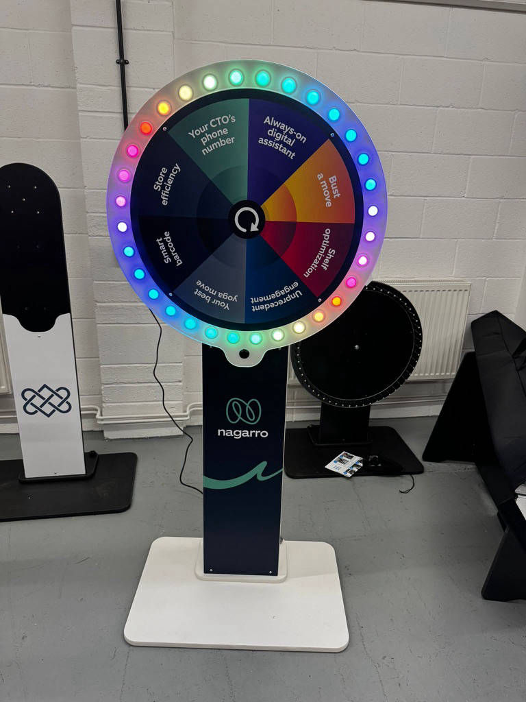 80cm digital prize wheel