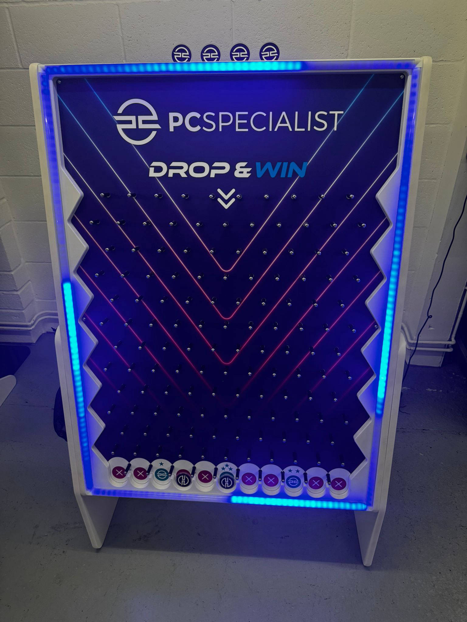 LED Plinko game
