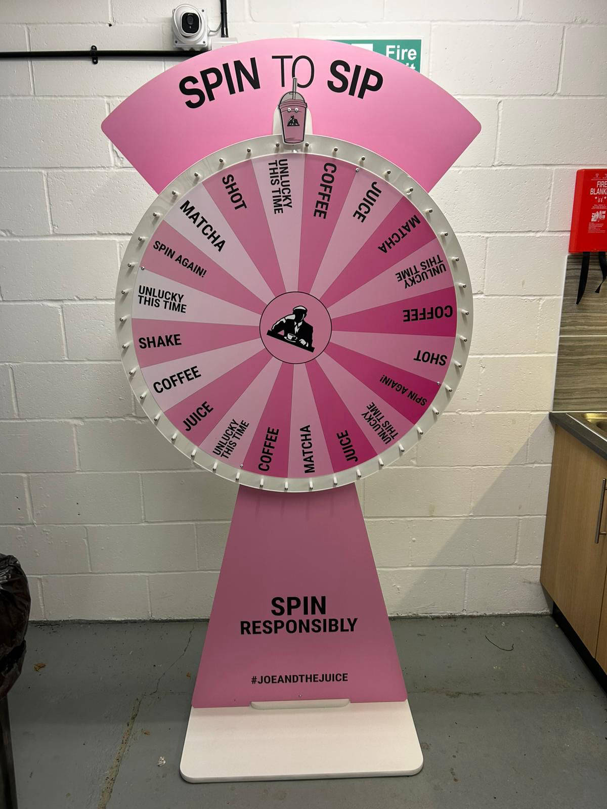 Prize wheel Joe And The Juice