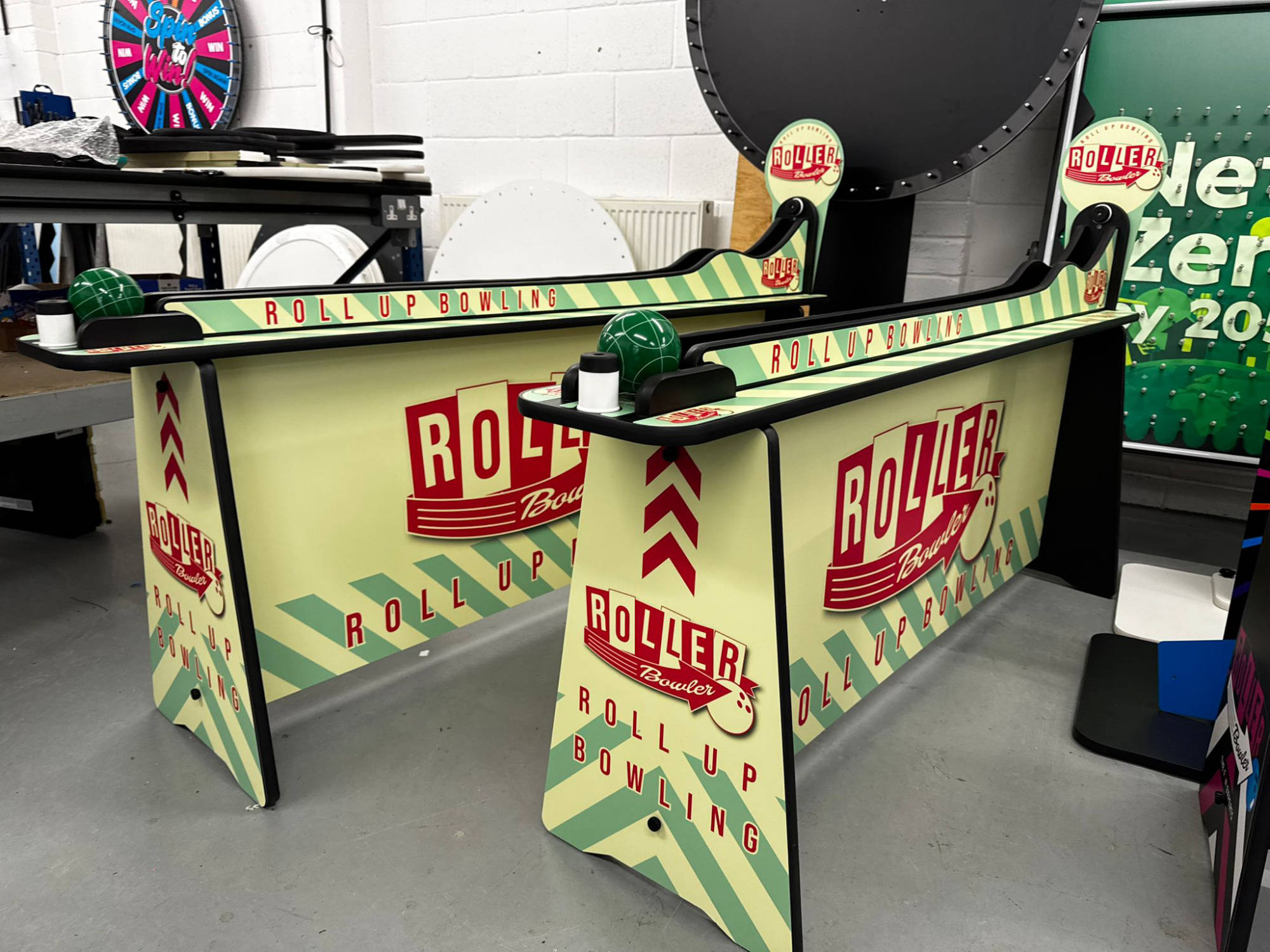 Roller bowler games made to order