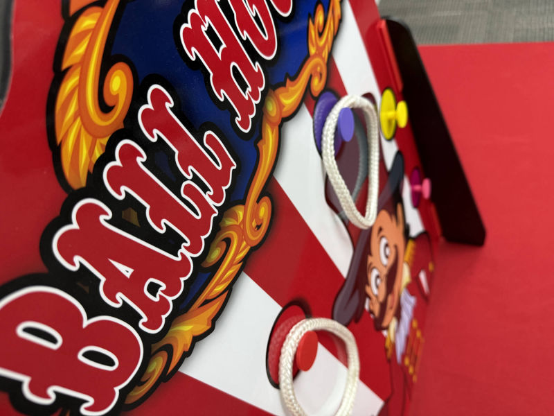 Ball hoopla carnival game