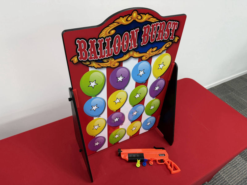 Balloon burst side stall game