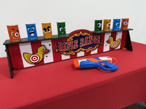 Rifle range carnival side stall games