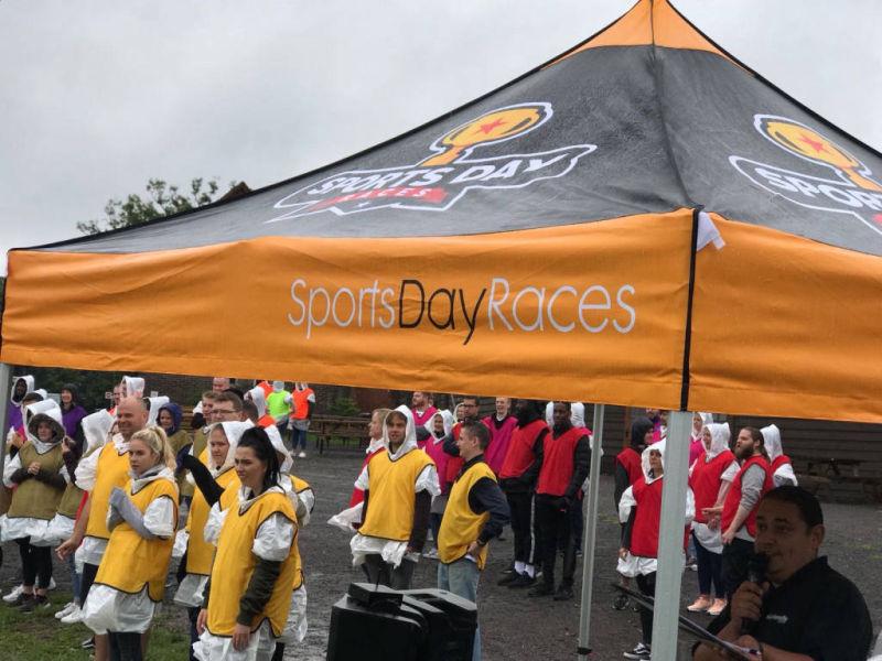 Event marquees fully branded