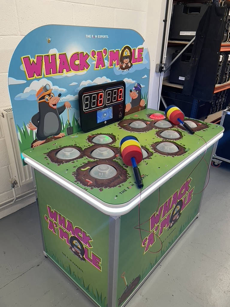 Branded Digital Whack A Mole Game Works Creative Ltd
